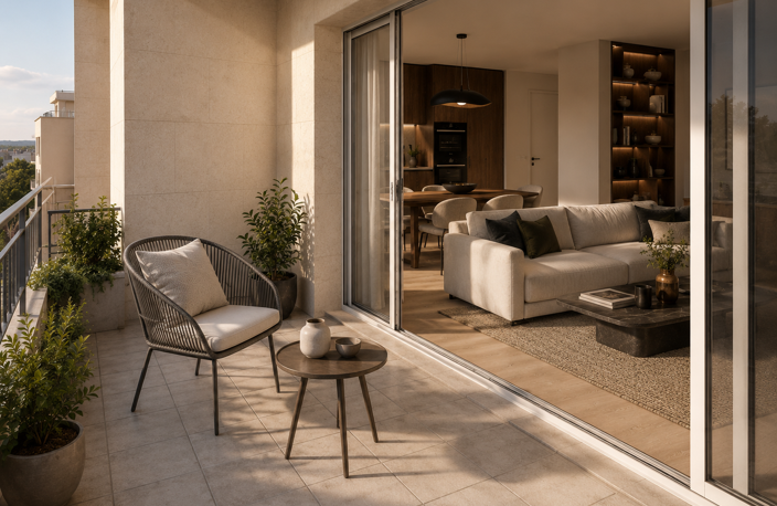 -SUITE PARENTALE | EXPOSITION SUD-EST | BALCON | PROCHE COMMERCES — photo 4
