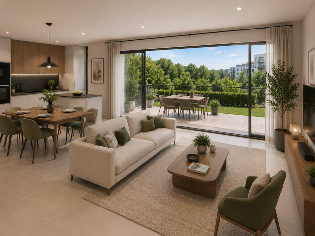 -Appartement neuf bientôt livré à 2 pas du Luxembourg – Terrasse & jardin!! — photo du bien