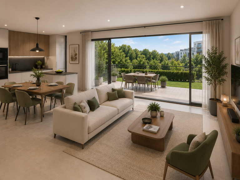 -Appartement neuf bientôt livré à 2 pas du Luxembourg – Terrasse & jardin!! — photo 1