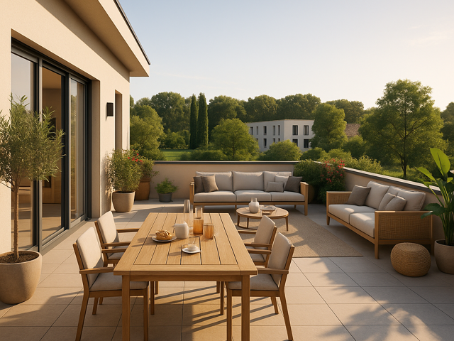 -Double terrasse-grands volumes- exposition idéale! — photo du bien