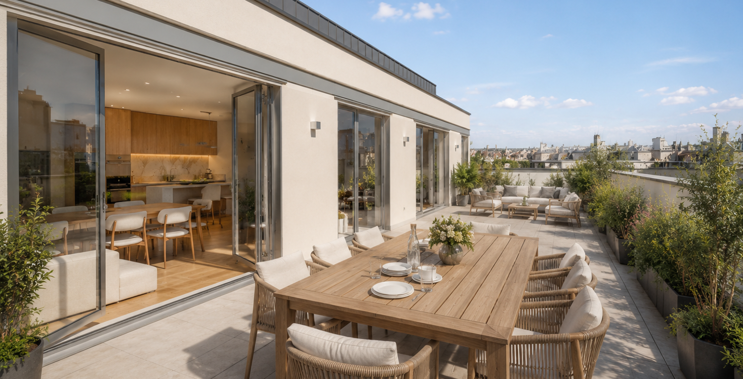 - DISPONIBLE IMMEDIATEMENT T5 ATTIQUE+Terrasse 62 m2 — photo 1