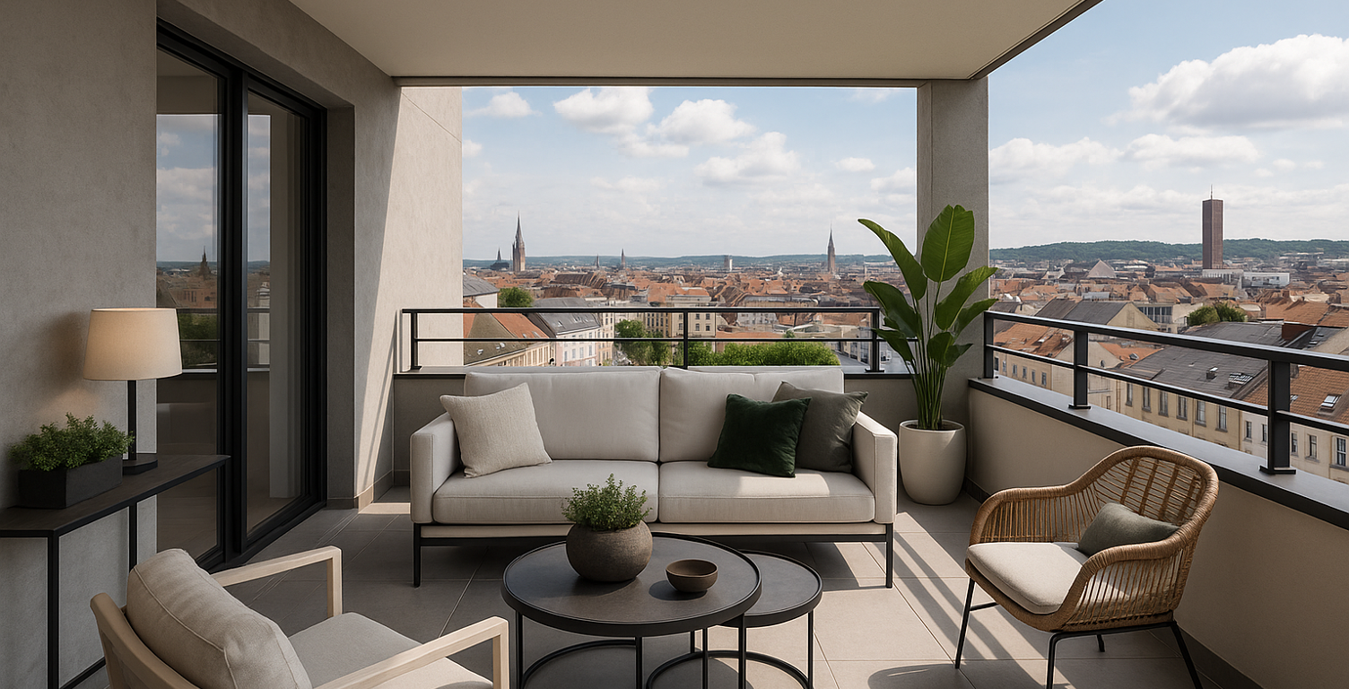 - Exceptionnel T4 + grande terrasse avec vue dans quartier très résidentiel — photo 1