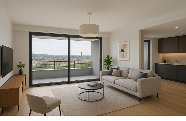  - Exceptionnel T4 + grande terrasse avec vue dans quartier très résidentiel — photo 2