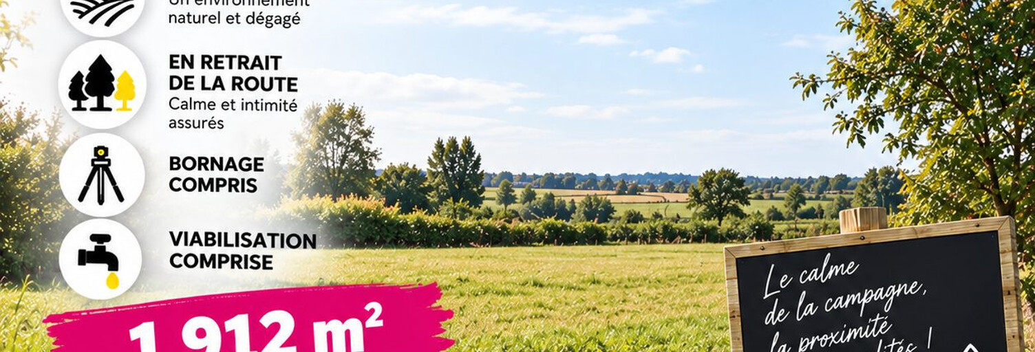 Terrain  1912 m² à vendre à Saint-Python (59730)
