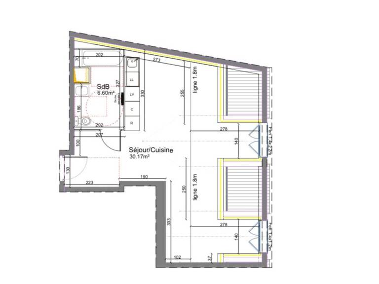 Appartement T2 gare à pied — photo 1