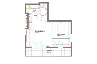 Appartement 2 pièces 152290 €