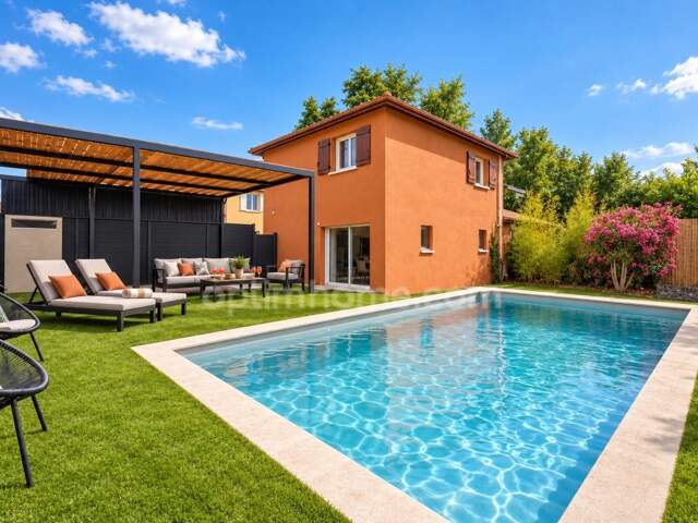 Maison à vendre à Pierre-Bénite (69600) – 136 m², 6 pièces, 4 chambres, piscine et jacuzzi — photo du bien