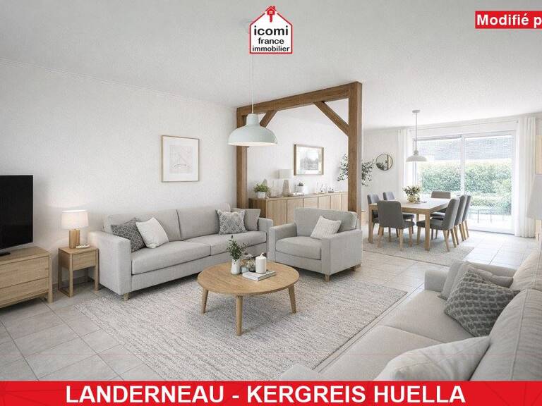 FINISTERE - Landerneau (29800) - A VENDRE - MAISON T7 AVEC 4 CHAMBRES ET SALON SEJOUR DOUBLE EN EXCELLENT ETAT ET DPE C - CALME - GARAGE 6 RARE — photo 1