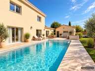 Villa contemporaine 134m2 avec 4 chambres, jardin, piscine et garage à Carnas (30260), entre Quissac et Sommières : LUMIÈRE, CALME ET ART DE VIVRE — photo 4