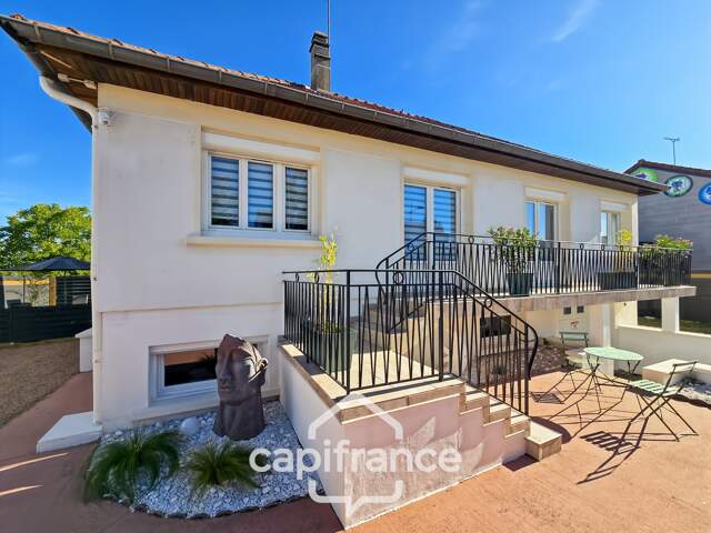 NEVERS (58) – Maison 92 m² – 3 chambres – sous-sol complet – terrain 395 m² — photo du bien