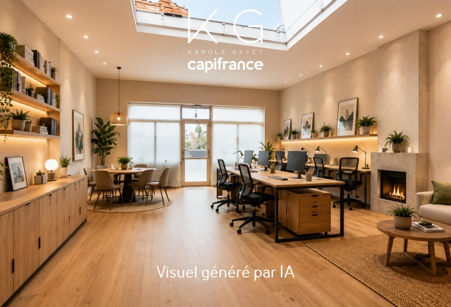 Sur les quais de Trouville-sur-Mer, bureaux à louer 150 m² sur 2 étages pour professions libérales et activités tertiaires — photo 1