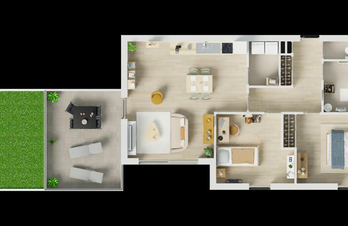 GUILERS Appartement T3 NEUF avec terrasse — photo 5