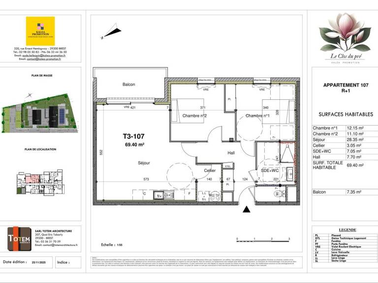 GUILERS Appartement T3 NEUF avec balcon — photo 1