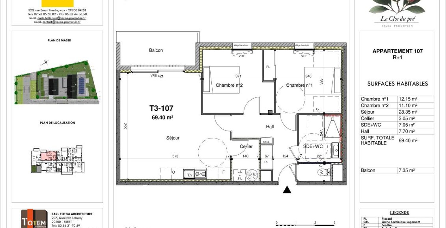 GUILERS Appartement T3 NEUF avec balcon — photo 1