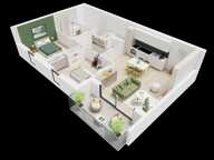 GUILERS Appartement T3 NEUF avec balcon — photo 3