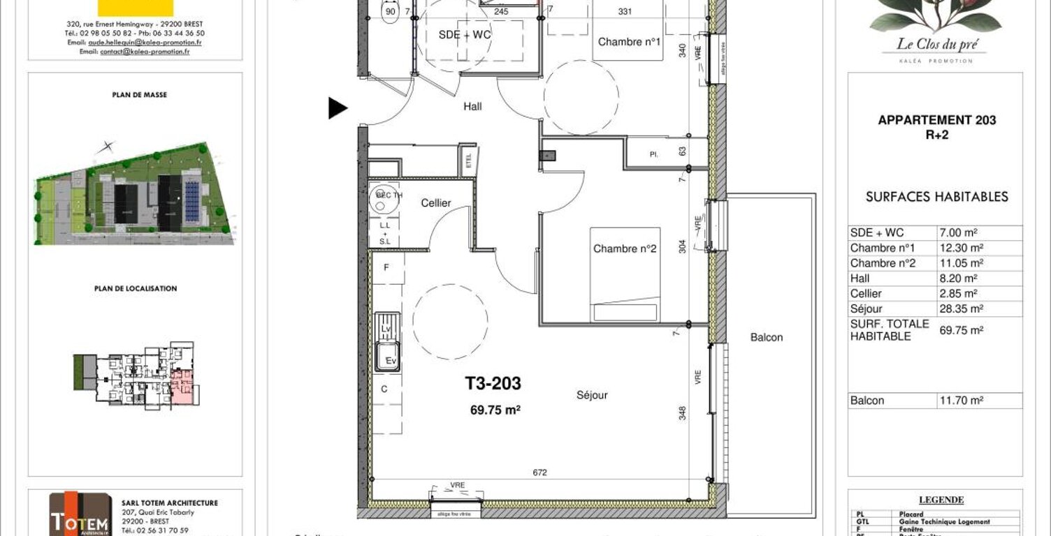GUILERS Appartement T3 NEUF avec balcon — photo 1