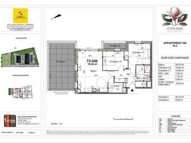 GUILERS Appartement T3 NEUF avec terrasse et balcon — photo du bien