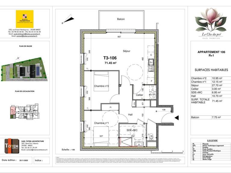GUILERS Appartement T3 NEUF avec balcon — photo 1
