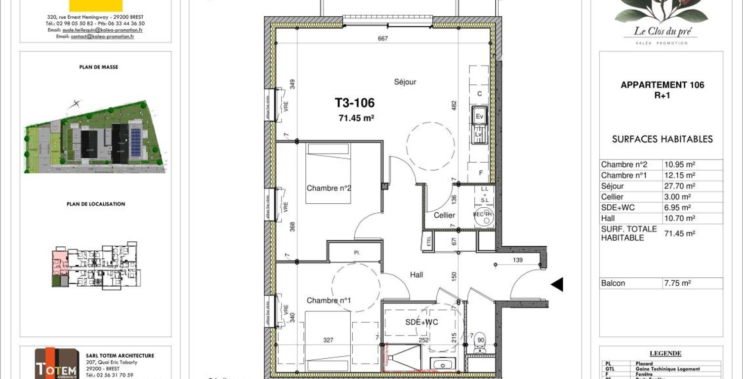 GUILERS Appartement T3 NEUF avec balcon — photo 1