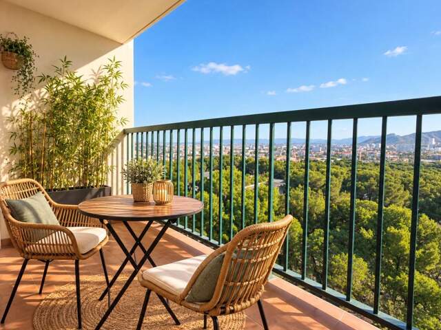 Appartement À Vendre T3/4 91m² - Grand balcon avec vue panoramique - Cave - Secteur Roy d'Espagne 13008 Marseille — photo du bien