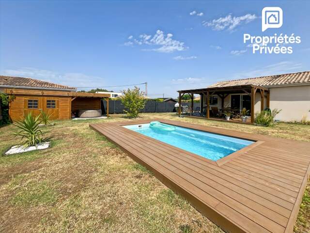 Maison récente de plain-pied avec piscine et grand garage de 30m² - 289 000 — photo du bien