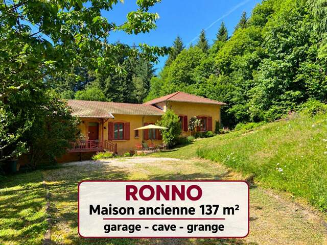 RONNO - Maison ancienne au coeur de la forêt  - 3 chambres /2500 m2 de terrain/ grange - — photo du bien