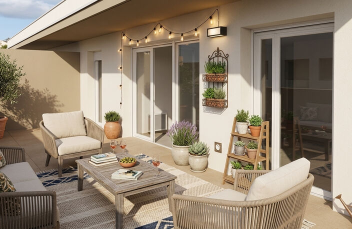 BÉZIERS (34000). T4 de 86 m² en Dernier Étage, 2 Terrasses. Accessibilité PMR — photo 5