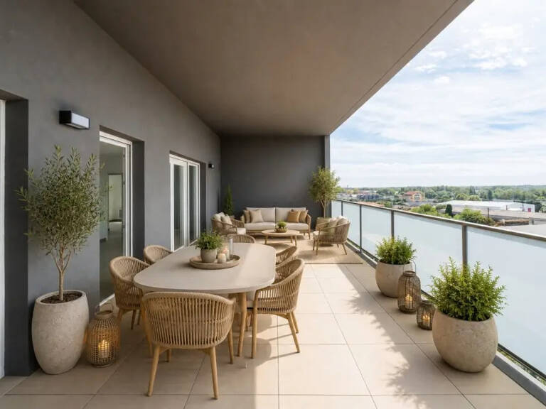 BÉZIERS POLYGONE. T3 D'EXCEPTION DE 92 m² EN DERNIER ÉTAGE — photo 1