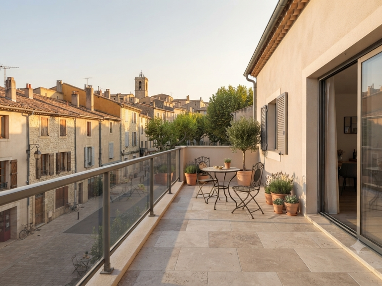 *- SUPERBE T2  avec terrasse au dernier étage - RÉSIDENCE INTIMISTE AVEC ASCENCEUR — photo 1