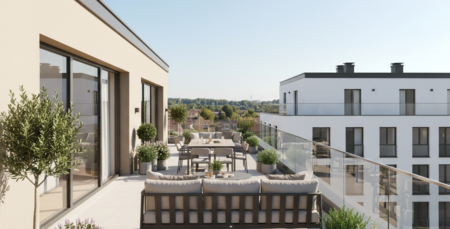 - SPACIEUX T4 EN DUPLEX DE 100m² AU DERNIER ETAGE AVEC GRANDE TERRASSE — photo 1