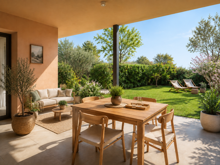 SUPERBE T3 AVEC TERRASSE XXL & JARDIN PRIVATIF — photo 1