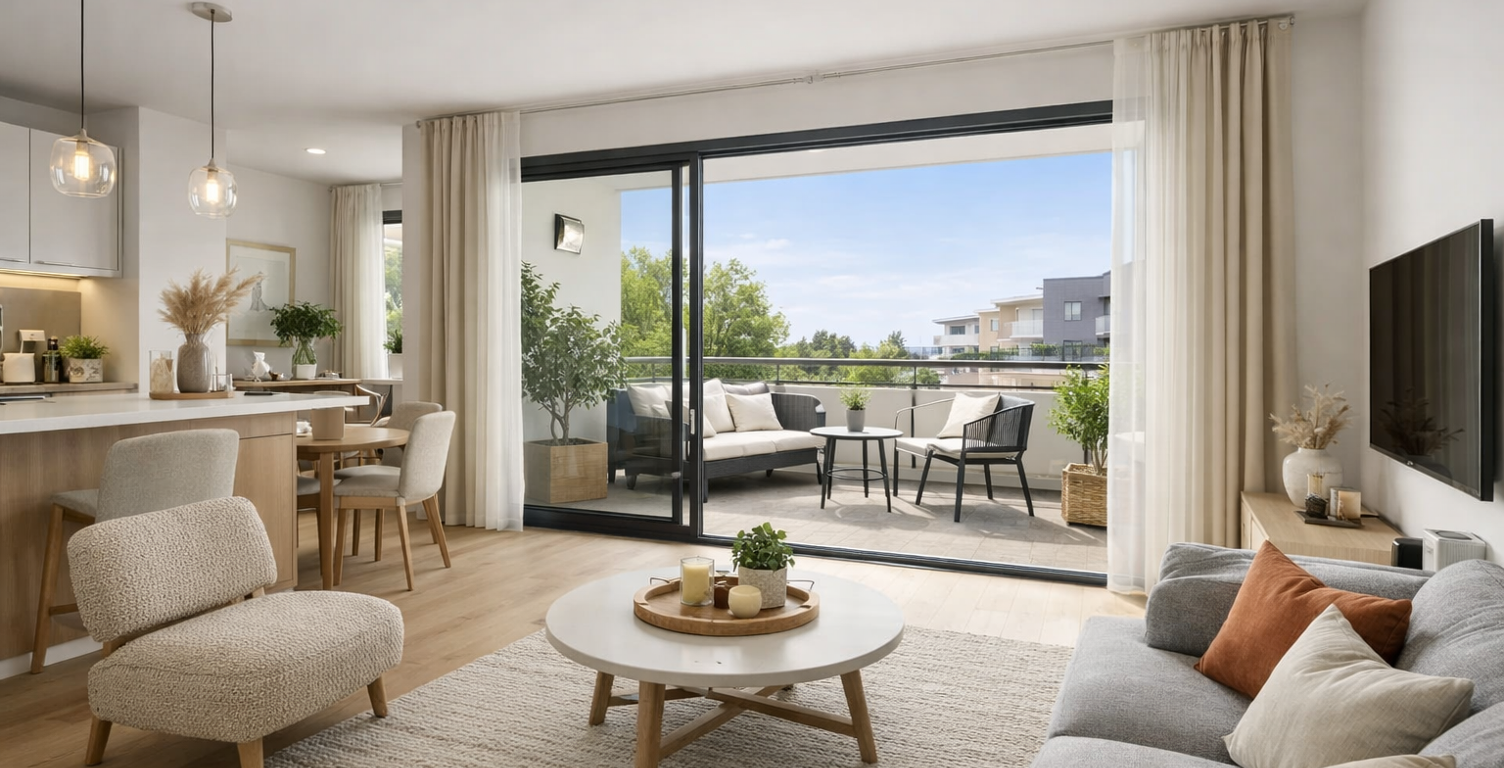FRAIS DE NOTAIRE OFFERT  - Coup de cœur : Grand T3 avec terrasse plein Sud proche commodités à Freju — photo 1