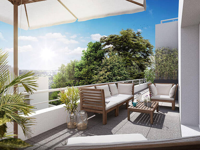 VUE DEGAGEE POUR CE GRAND T3 AU DERNIER ETAGE AVEC TERRASSE AU MUY — photo 1