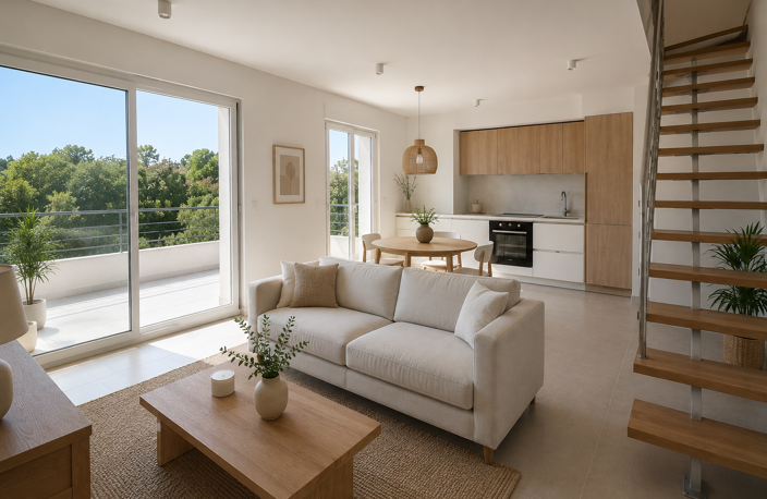 -* RARE A SIX-FOURS : VILLA - APPARTEMENT T5 DE 140 M² AVEC GRANDES TERRASSES — photo 2