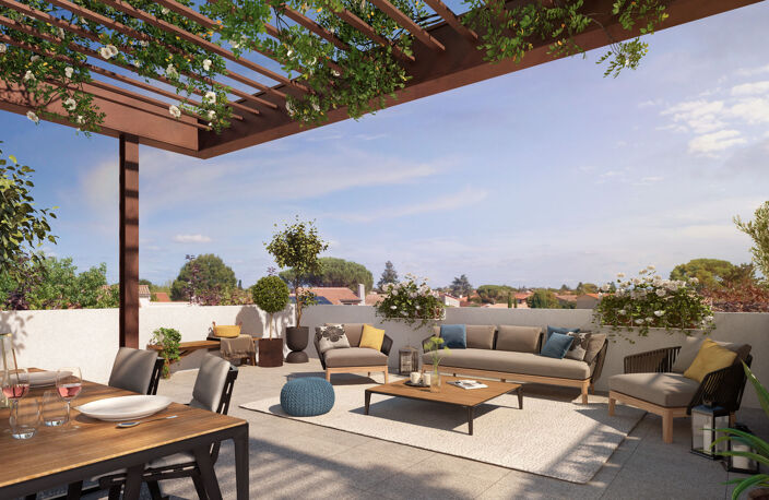 -* RARE A SIX-FOURS : VILLA - APPARTEMENT T5 DE 140 M² AVEC GRANDES TERRASSES — photo 5