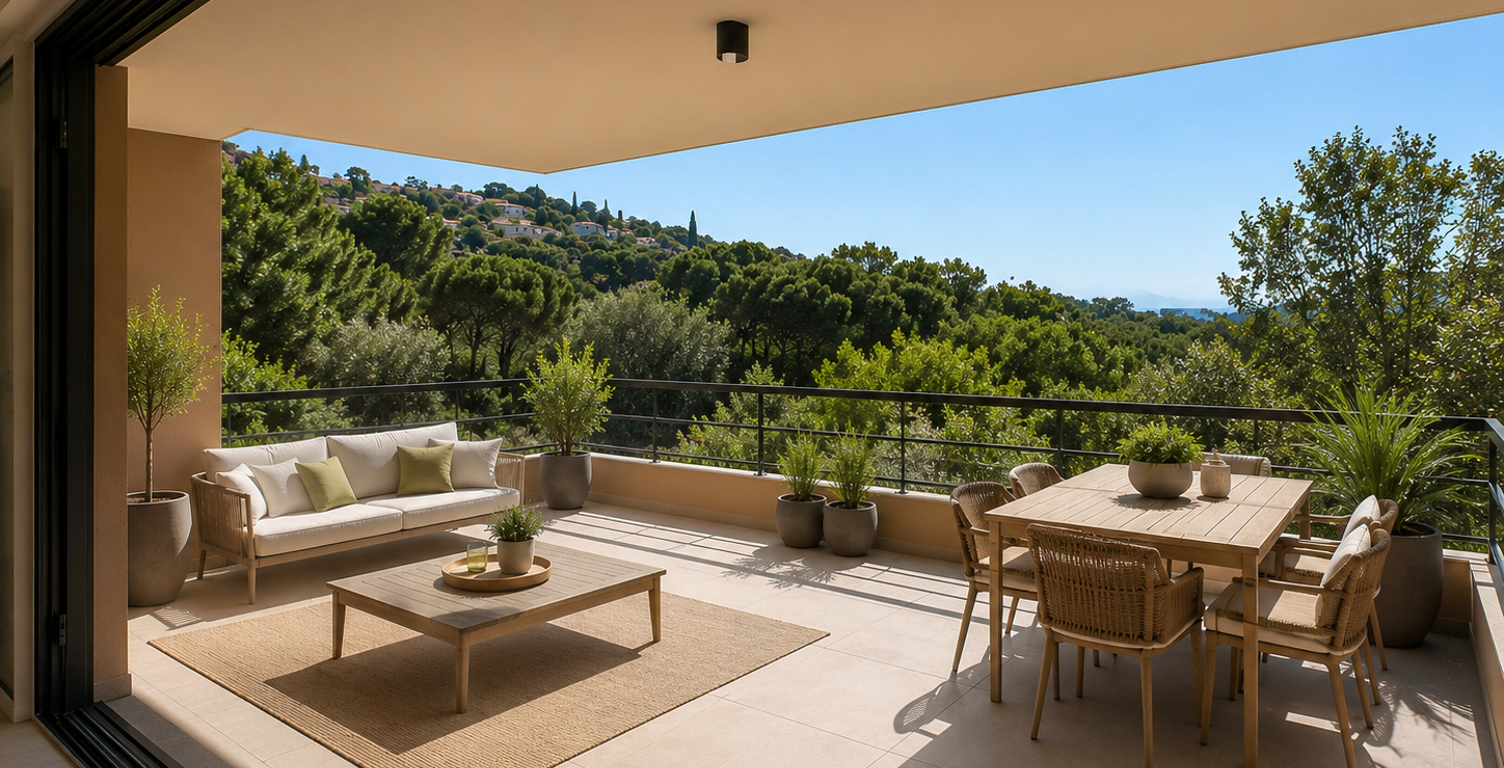 14 M² DE TERRASSE POUR CE MAGNIFIQUE T2 A AGAY, PRES DE LA PLAGE — photo 1