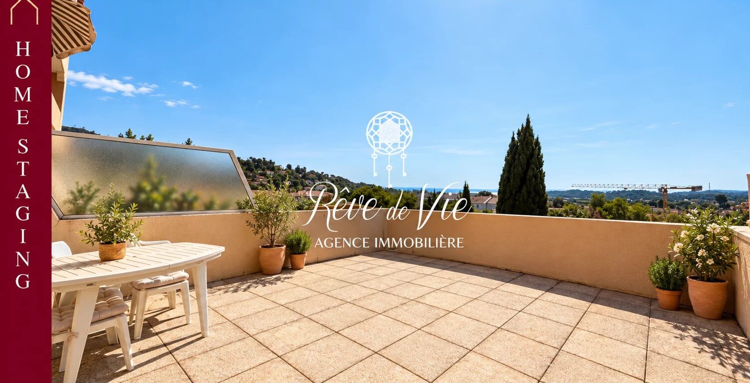 2 PIÈCES + CABINE AVEC GRANDE TERRASSE VUE MER — photo 1