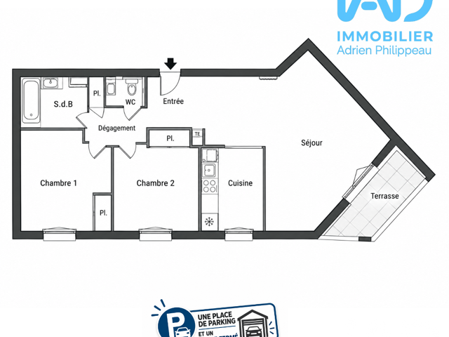 Vente Appartement 3 pièces — photo du bien