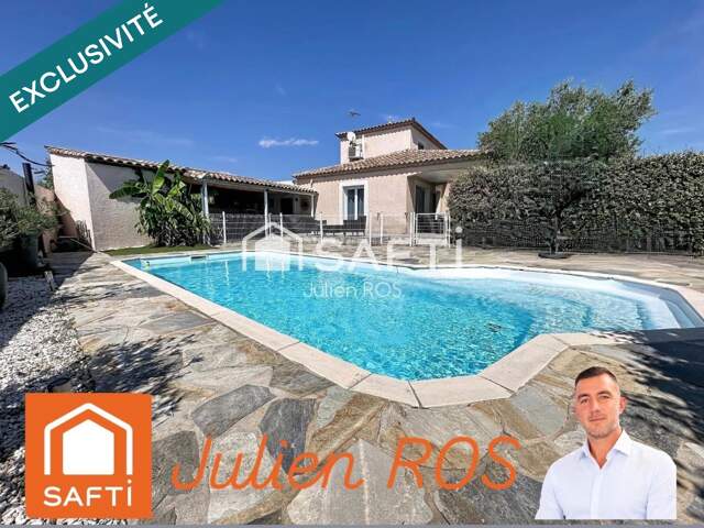 ? MONTADY  Maison familiale T5 avec piscine, cuisine d'été & boulodrome — photo du bien