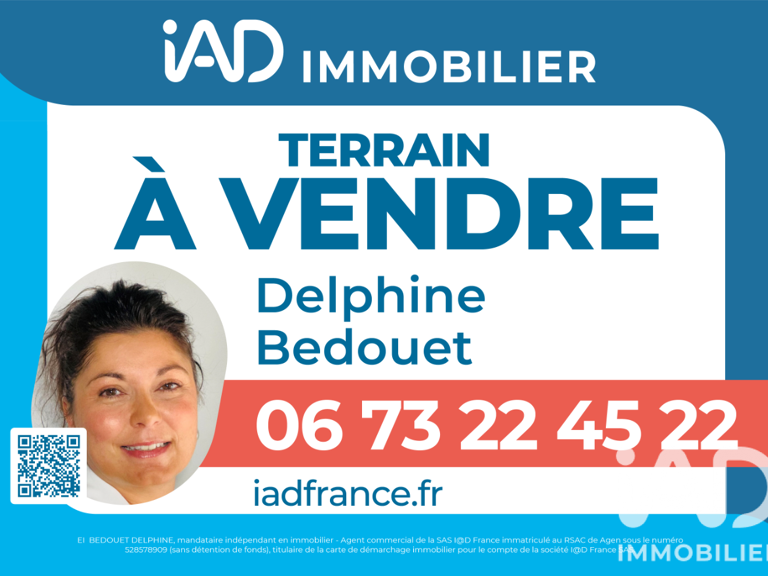 Vente Terrain à bâtir 1 500 m&sup2; — photo 1