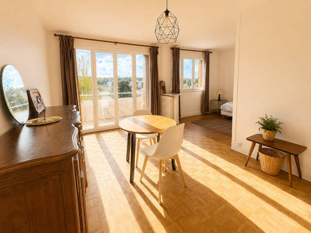 APPRTEMENT TRAVERSANT TRES LUMINEUX AVEC VUE DEGAGEE — photo du bien