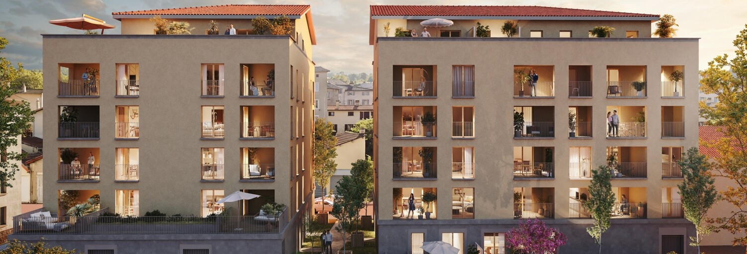 Appartement neuf T2, T3, T4 Pièce 41 à 79 m² à vendre à Tarare (69170)