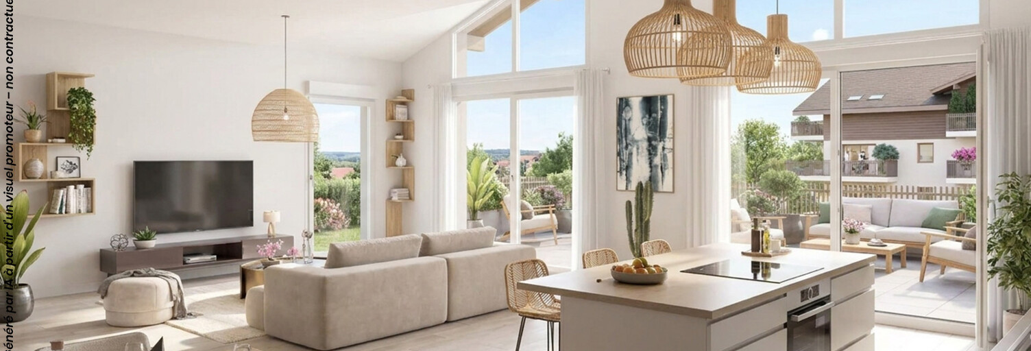 Appartement neuf T2, T3, T4, T5 Pièce 40 à 90 m² à vendre à Armoy (74200)