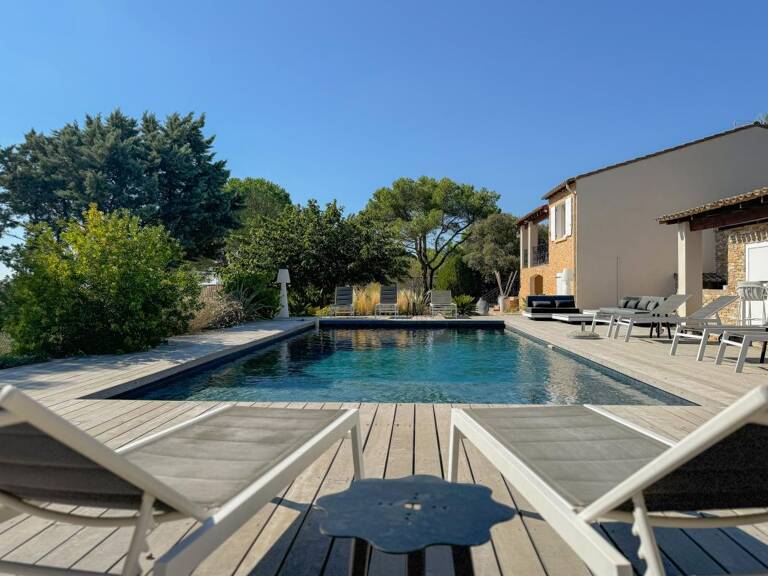 Villa cœur de garrigue  sur 8000m2 de parc arboré, 4 chambres , piscine 6x12 — photo 1