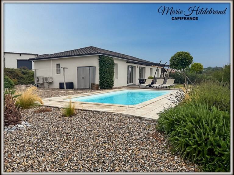 Maison récente de plain-pied – 4 chambres – piscine – terrain 2 349 m² — photo 1