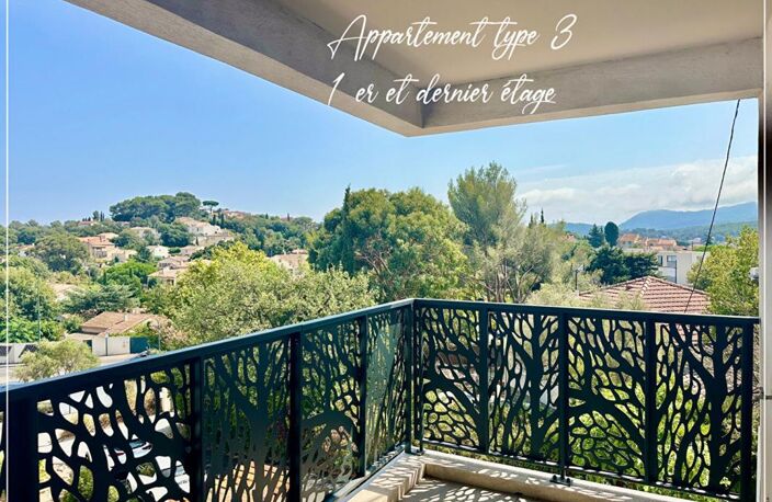 SIX FOURS LES PLAGES - APPARTEMENT DE TYPE 3 - SUPERFICIE 62 M² -  PARKING SOUS SOL — photo 2