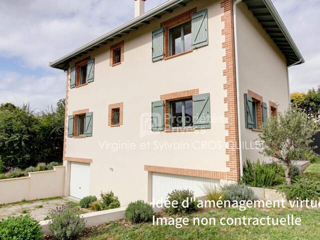 COTE PAVEE Maison T6 136 m2 grand garage 80 m² — photo du bien