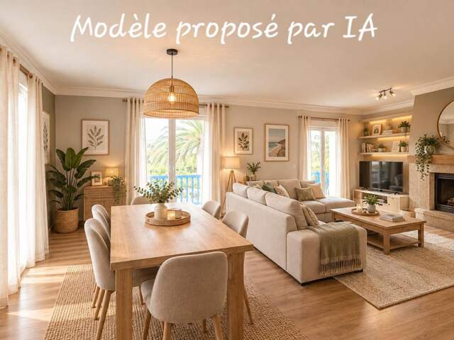 Appartement T4 avec balcon, terrasse, jardin, fronton, cave/buanderie et parking — photo du bien