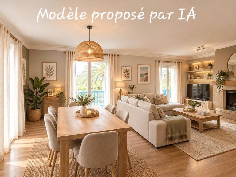 Appartement T4 avec balcon, terrasse, jardin, fronton, cave/buanderie et parking — photo 1