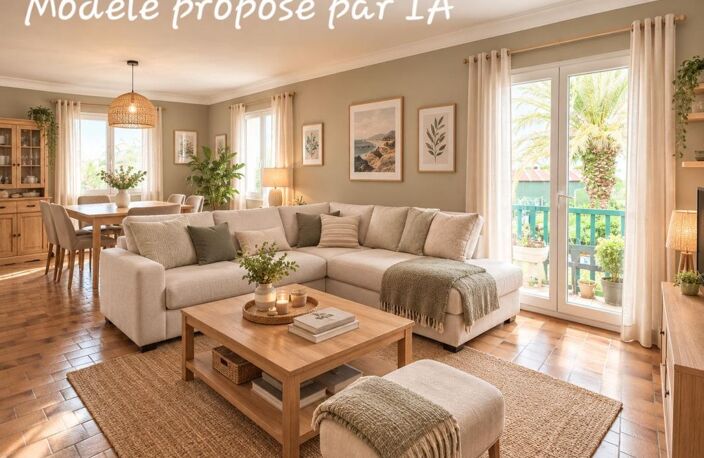 Appartement T4 avec balcon, terrasse, jardin, fronton, cave/buanderie et parking — photo 3